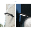 PSDS018. Outdoor courtyard wall, human body induction LED solar wall lamp