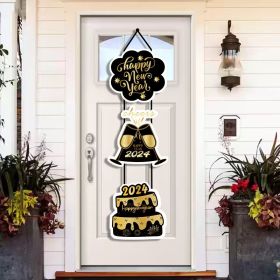 2024 New Year Party Decoration Door Hanging New Year's Eve Party Decoration Atmosphere Arrangement Pendant (Option: Style3)