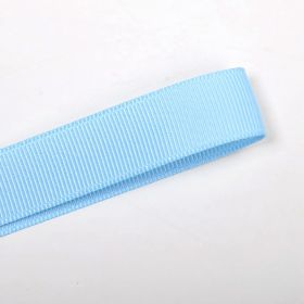 9mm Gift Baking Packaging Ribbed Band Ribbon Hand Gift Decoration Blue 3 Points Thread Belt (Option: Blue-9mm-1roll)