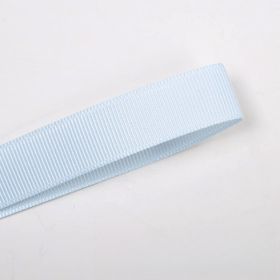 9mm Gift Baking Packaging Ribbed Band Ribbon Hand Gift Decoration Blue 3 Points Thread Belt (Option: Smoggy Blue-9mm-1roll)