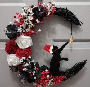 Creative Moon Cat Garland Door Pendant (Option: Style 2)