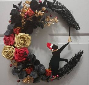 Creative Moon Cat Garland Door Pendant (Option: Style 3)