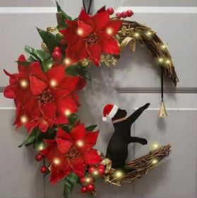 Creative Moon Cat Garland Door Pendant (Option: Model 8)