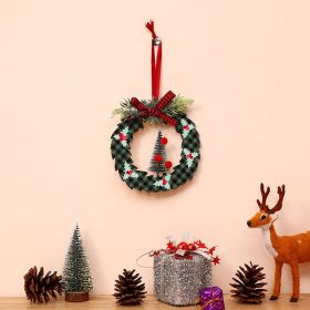 Christmas Decorations Cedar Tree Christmas Tree Scene Setting Supplies (Option: Garland Style)