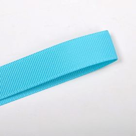 9mm Gift Baking Packaging Ribbed Band Ribbon Hand Gift Decoration Blue 3 Points Thread Belt (Option: Turquoise-9mm-1roll)