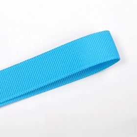 9mm Gift Baking Packaging Ribbed Band Ribbon Hand Gift Decoration Blue 3 Points Thread Belt (Option: Dark Lake Blue-9mm-1roll)