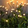 Solar Garden Lights;  2 Pack LED Solar Firefly Lights