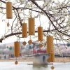 Koshi Wind Chimes Indoor Outdoor Patio Home Decoration Bamboo 7 Chords Musical Wind Chimes