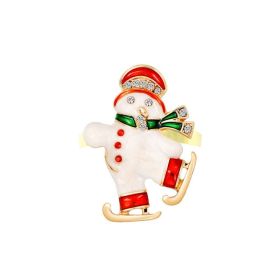 Napkin Ring Christmas Tree Garland Crutches Snowman Santa Claus Snowflake Bell Boots Letters (Option: 10 Snowman)