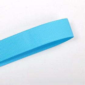 9mm Gift Baking Packaging Ribbed Band Ribbon Hand Gift Decoration Blue 3 Points Thread Belt (Option: Seabird Blue-9mm-1roll)