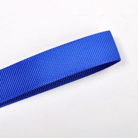 9mm Gift Baking Packaging Ribbed Band Ribbon Hand Gift Decoration Blue 3 Points Thread Belt (Option: Dark Blue-9mm-1roll)